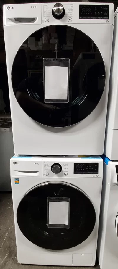 LG DLHC1455W and WM1455HWA 24" Ventless Washer and Dryer