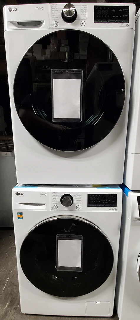LG DLHC1455W and WM1455HWA 24" Ventless Washer and Dryer