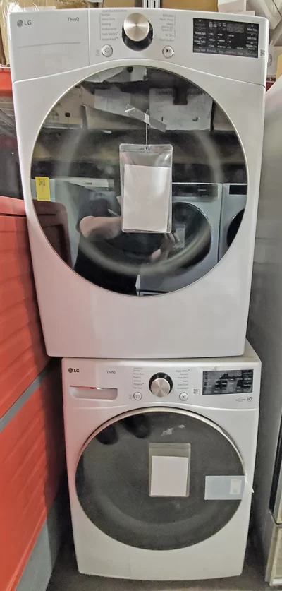 LG DLEX4000W and WM4000HWA Front Load Washer and Electric Dryer