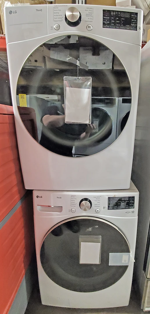 LG DLEX4000W and WM4000HWA Front Load Washer and Electric Dryer