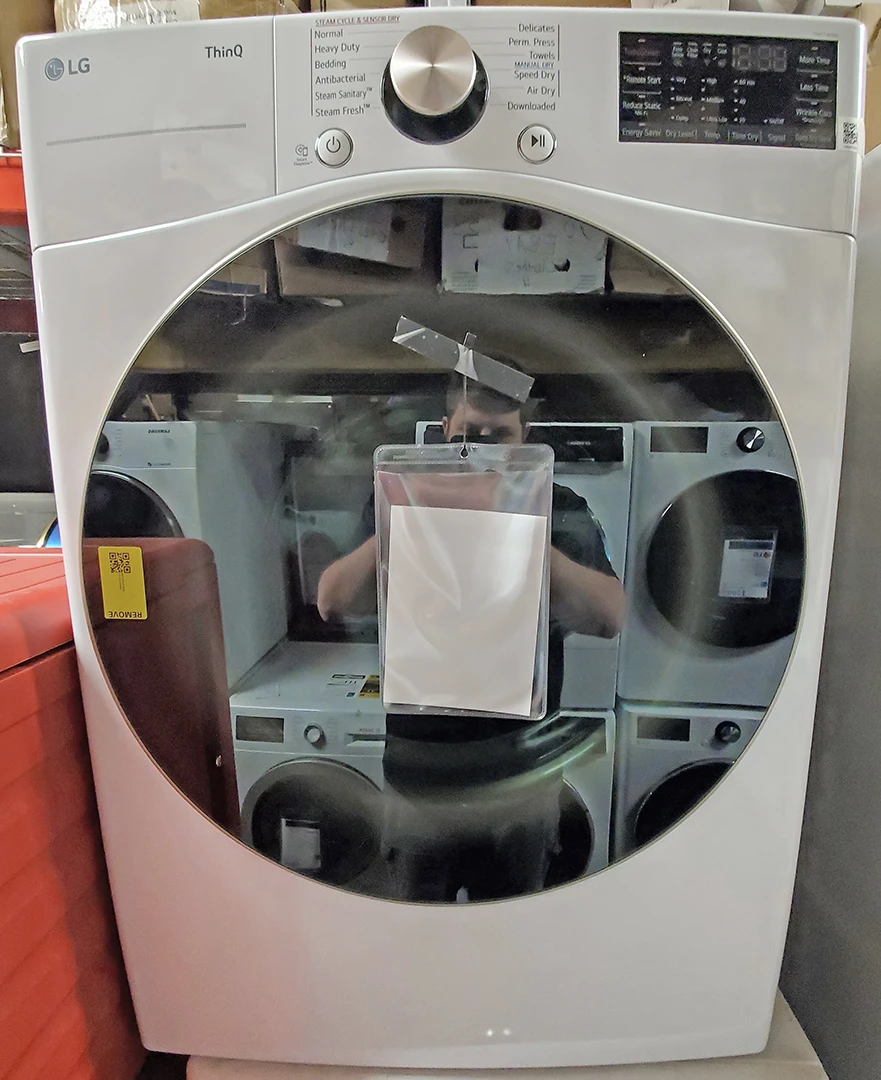 LG DLEX4000W and WM4000HWA Front Load Washer and Electric Dryer - Image 2