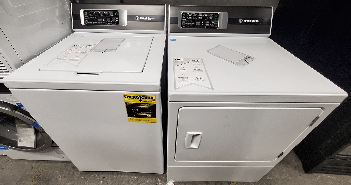 Speed Queen DR7004WE and TR7006WN 27" Electric Washer and Dryer Set