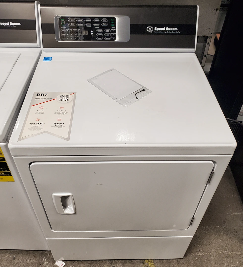 Speed Queen DR7004WE and TR7006WN 27" Electric Washer and Dryer Set - Image 2
