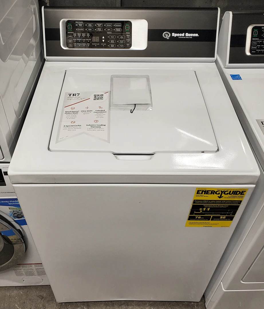 Speed Queen DR7004WE and TR7006WN 27" Electric Washer and Dryer Set - Image 4