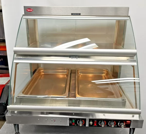 Hatco GRCDH-2PD 32″ Glo-Ray Double Shelf Merchandiser with Humidity Control