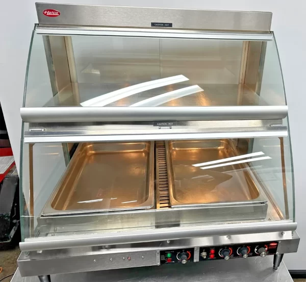 Hatco GRCDH-2PD 32″ Glo-Ray Double Shelf Merchandiser with Humidity Control - Image 5