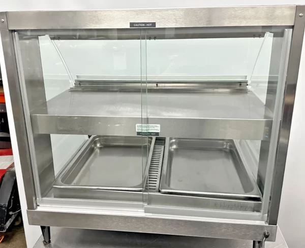 Hatco GRCDH-2PD 32″ Glo-Ray Double Shelf Merchandiser with Humidity Control - Image 8