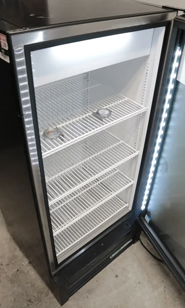 True GDM-10F-HC~TSL01 24 7/8" Black Glass Door Merchandiser Freezer "A" - Image 3