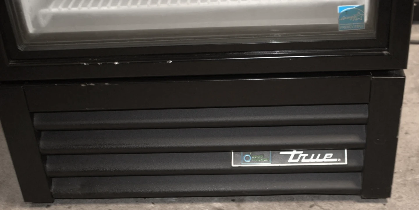 True GDM-10F-HC~TSL01 24 7/8" Black Glass Door Merchandiser Freezer "A" - Image 7
