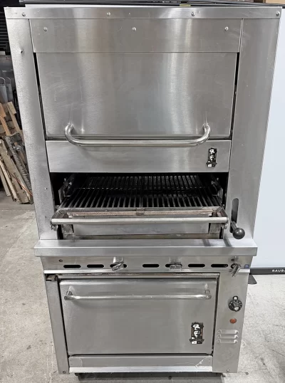 Montague Company 136W36 36 Inch Gas Steak Hotel Broiler Upper Oven 124,000 BTU