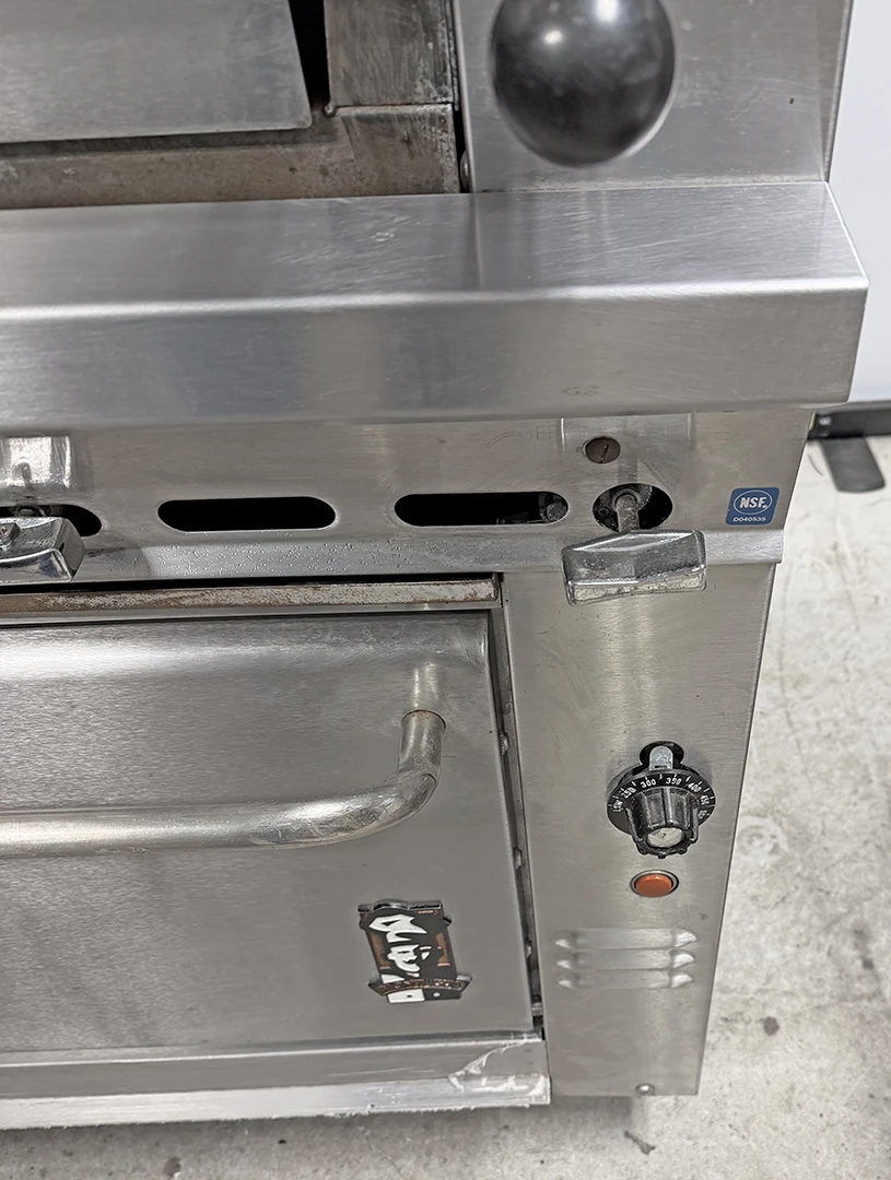 Montague Company 136W36 36 Inch Gas Steak Hotel Broiler Upper Oven 124,000 BTU - Image 11