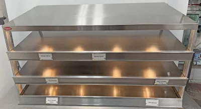 Hatco GRPWS-4824T Glo-Ray 48” Triple Shelf Pizza Warmer 120/240V