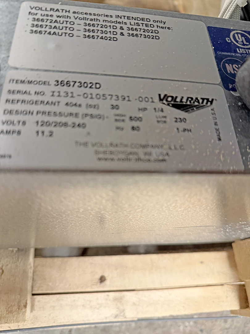 Vollrath 3667302D 3 Well Modular Drop-In Hot Cold Food Well 120/208-240V - Image 6