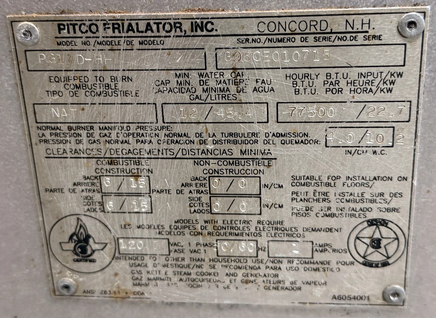 Pitco PG1 Crab, Lobster, and Pasta Cooker with Digital Control 77.5K BTU Natural Gas - Image 6