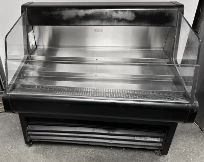 True THAC-48 48" Horizontal Open Air Merchandiser Grab & Go in Black