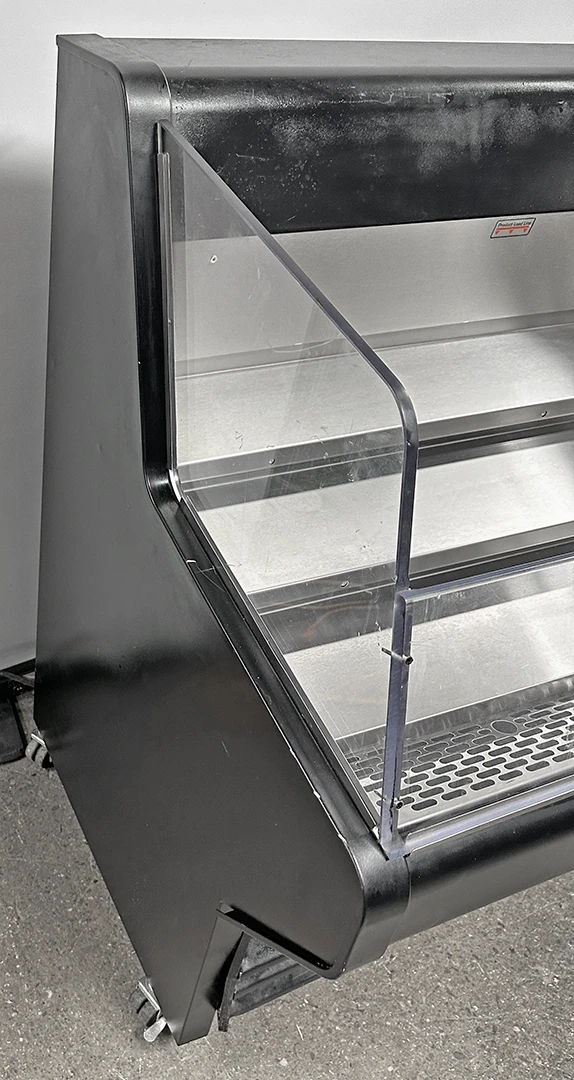 True THAC-48 48" Horizontal Open Air Merchandiser Grab & Go in Black - Image 4