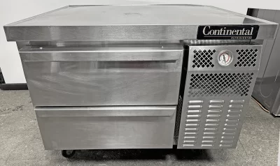 Continental DL36G 36" Refrigerated Chef Base with Two Drawers 115v