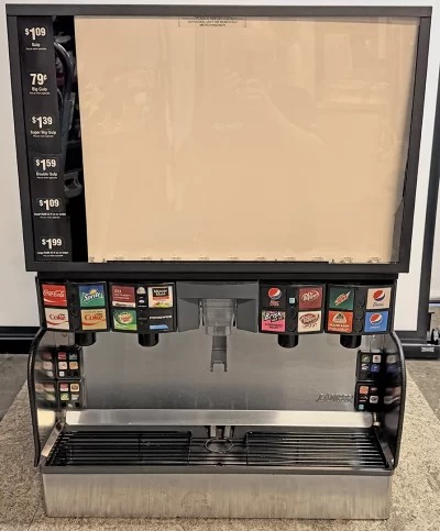 Lancer FS30 Flavor Select Series 30" Countertop Ice & Soda Fountain Dispenser
