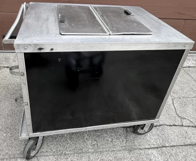 Nelson BDC-8 Ice Cream Dipping Cabinet Push Cart Frozen Lemonade Cold Plate