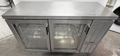 Perlick BS60 60" Stainless Steel Glass Door Back Bar Refrigerator