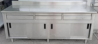 Advance Tabco HDRC-308 96"x30" Stainless Steel Storage Cabinet