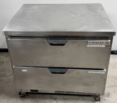 Beverage Air WTFD36AHC-2-FIP 36" Wide Two Drawer Worktop Freezer
