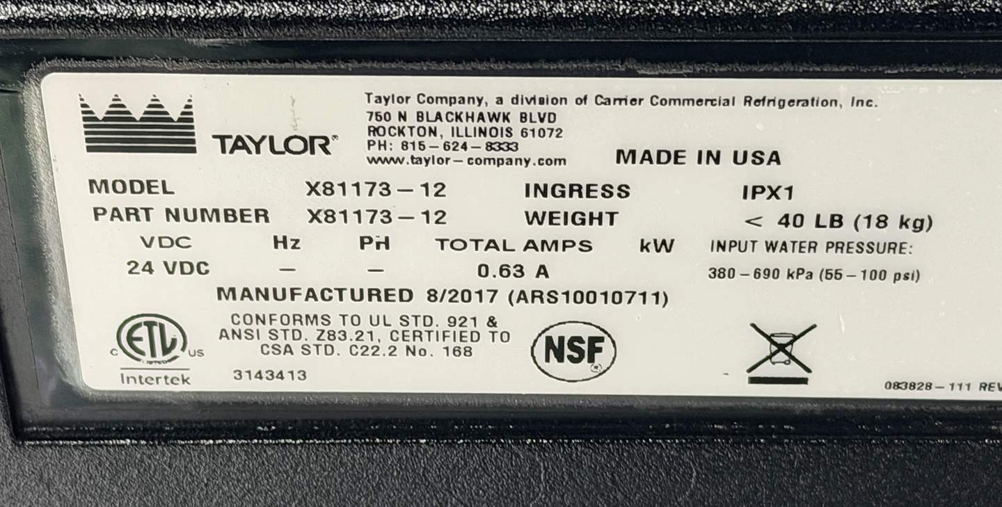 Taylor Magnablend SB25 Commercial Frozen Beverage Blender Machine Island Oasis - Image 10