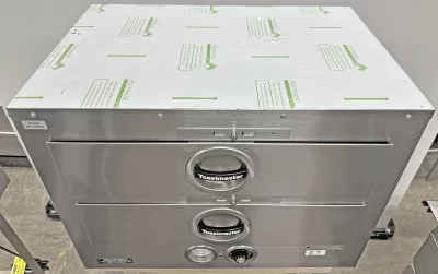 New Toastermaster 3B82D Free Standing Two Drawer Warmer Unit 120V