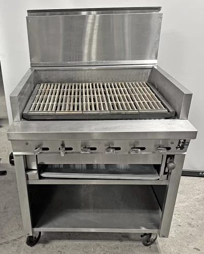 Montague Company UFSM-36R 36" Floor Gas Radiant Charbroiler Modular Stand