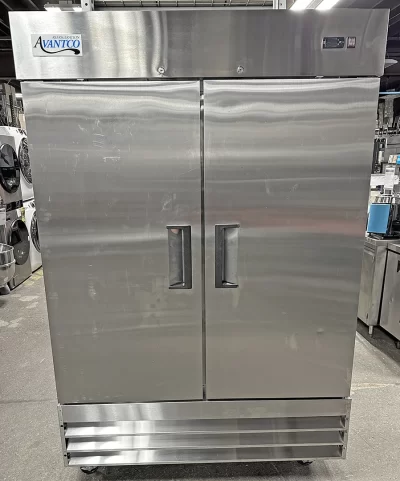 Avantco A-49R-HC 54" Solid Double Door Reach-In Refrigerator