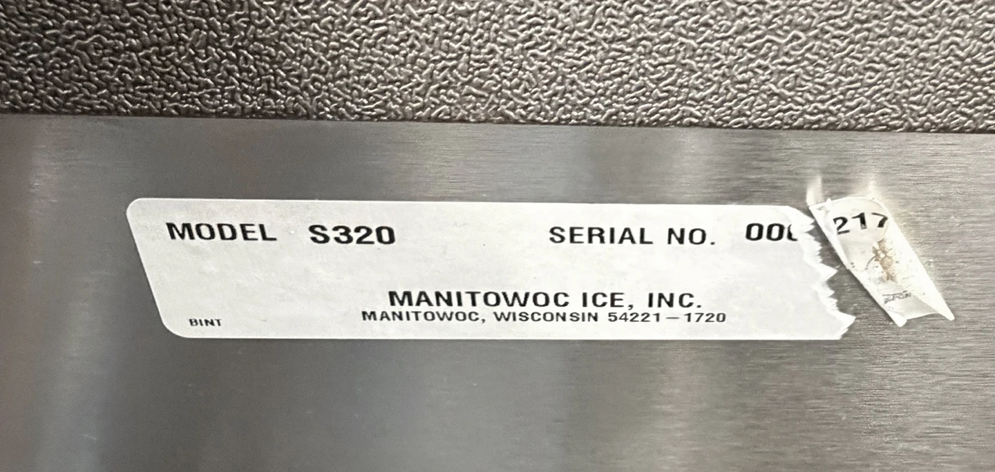 Manitowoc Ice QY-0324A 22" Q-Series Half Cube Ice Machine Head 320 lb 22" S320 Ice Bin - Image 8