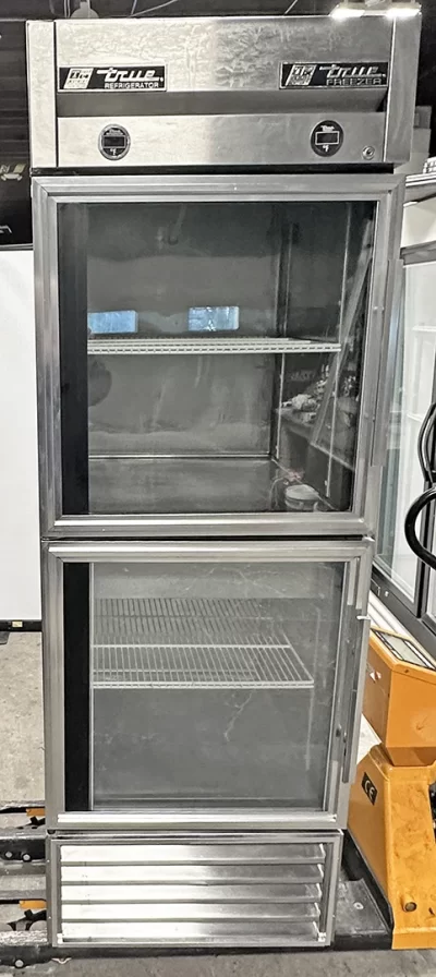 True TS-23DT-G Reach In Glass Half Swing Door Dual Temp Freezer/Cooler