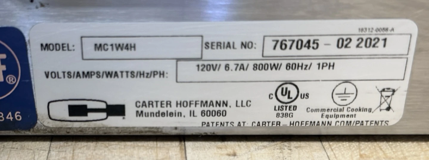 Carter-Hoffmann MC1W4H Dedicated Holding Bin Cabinet "B" - Image 5