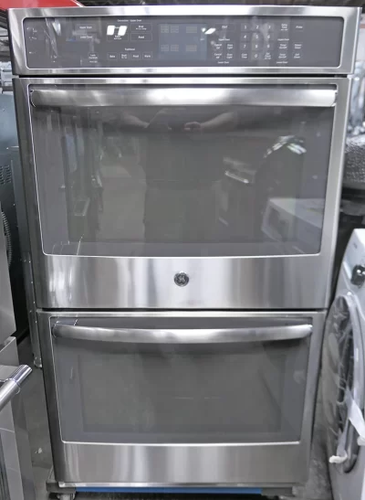 GE Profile PT7550SFSS 30" Double Electric Wall Oven with True Convection