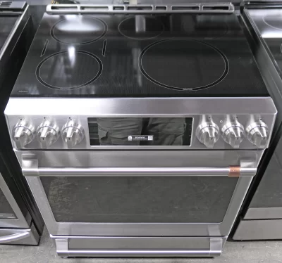 GE Cafe CHS900P2MS1 30" Slide-In Induction Smart Range with Convection