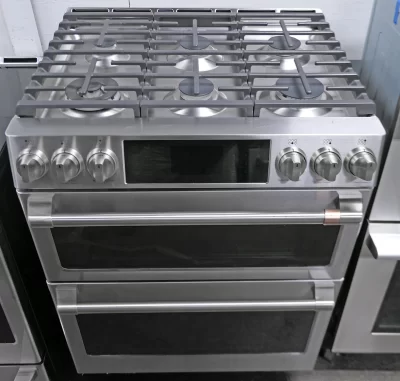 GE Cafe C2S950P2MS1 30" Slide-In Dual Fuel Smart Range Double Oven