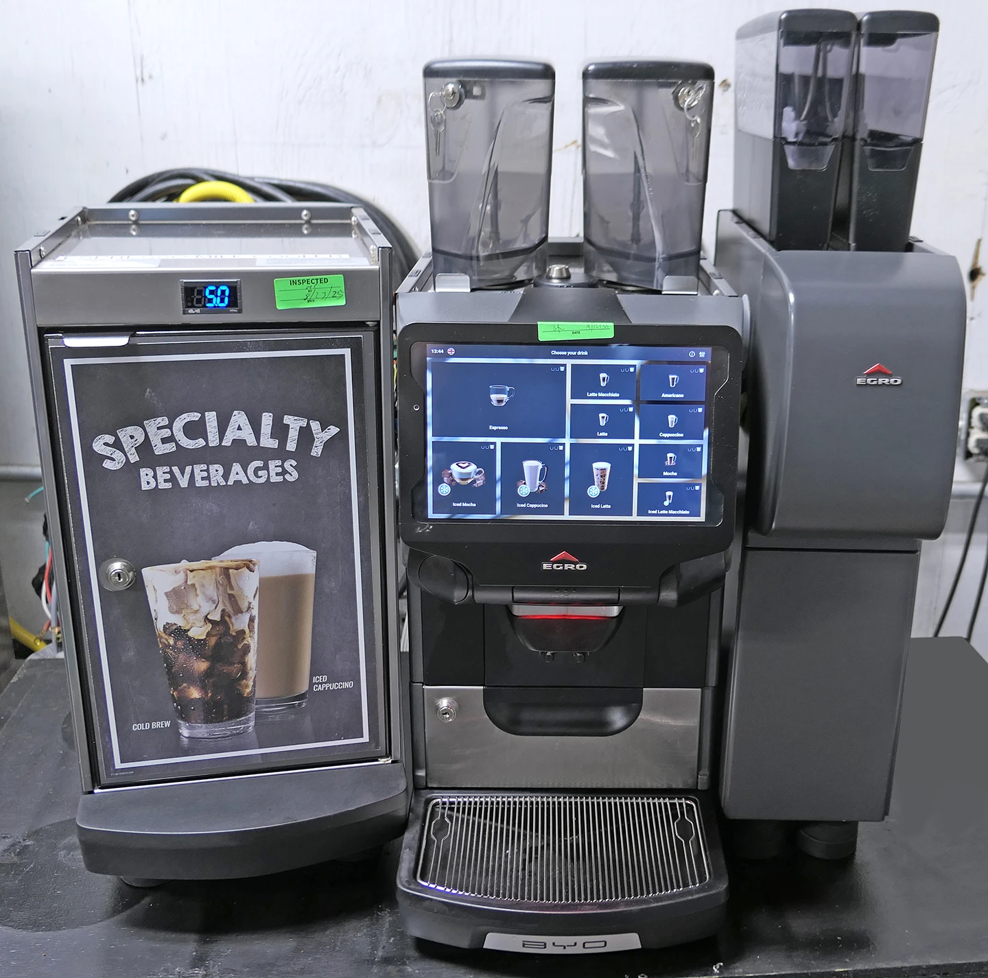 Rancilio Egro ONE BYO Superautomatic Espresso Machine With Fridge and Powder Module