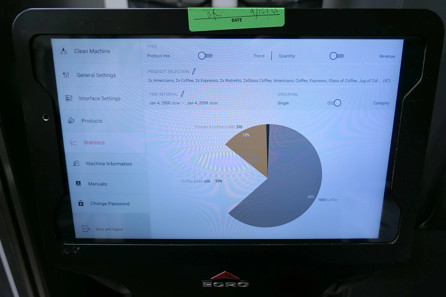Rancilio Egro ONE BYO Superautomatic Espresso Machine With Fridge and Powder Module - Image 15