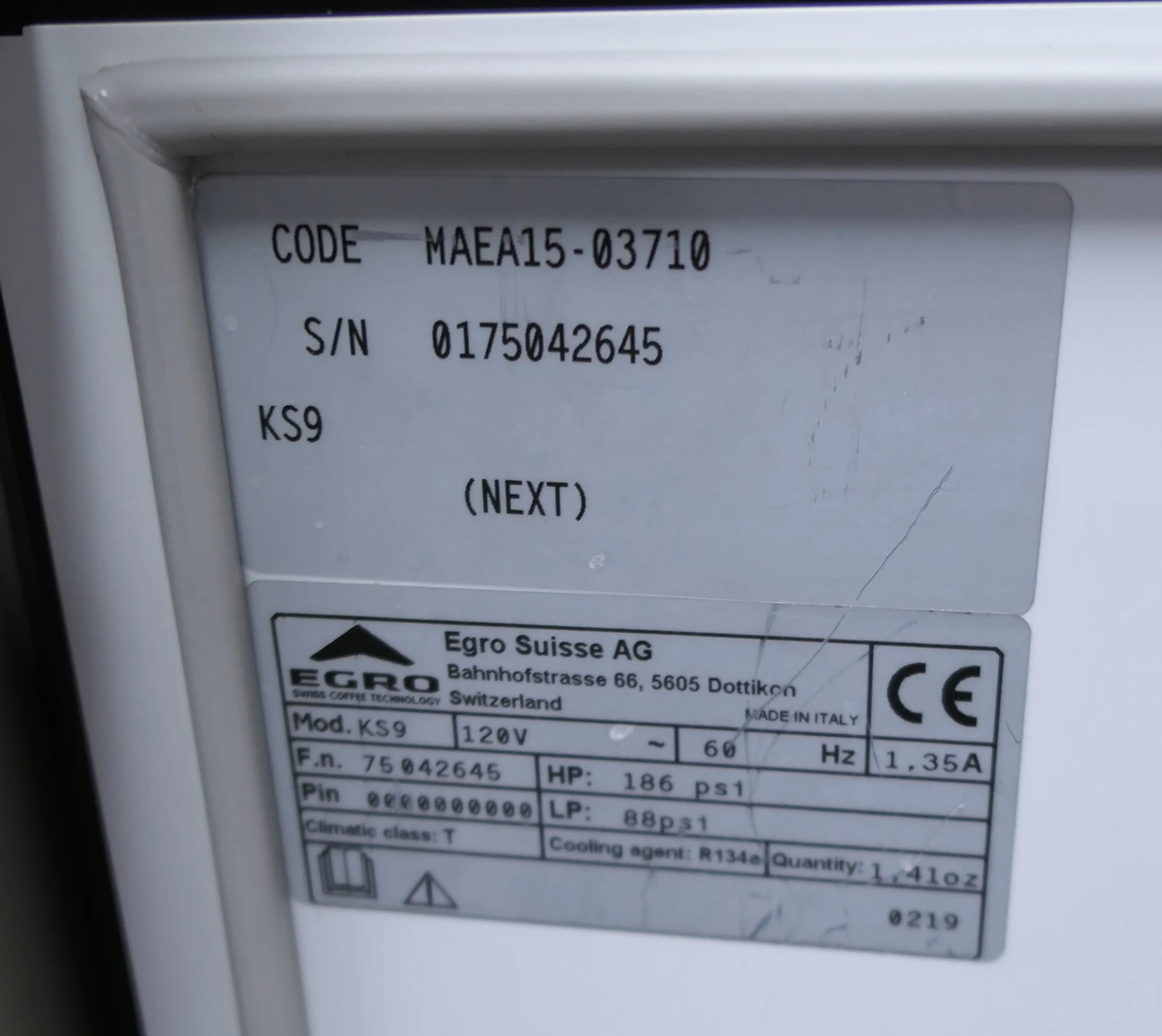 Rancilio Egro Next Top Milk XP Super-automatic Espresso Machine w