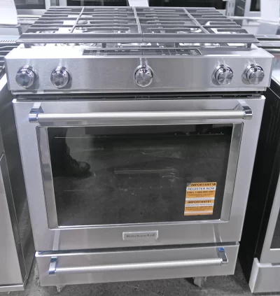 KitchenAid KSDB900ESS 30" Slide-in Dual Fuel Range Stainless Steel