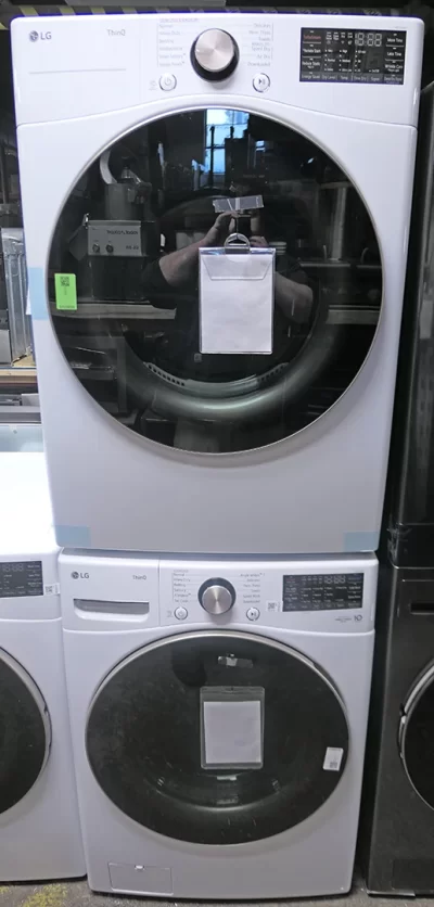 LG DLEX4000W and WM4000HWA Front Load Washer and Electric Dryer