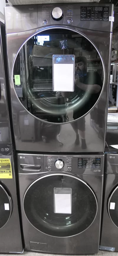LG DLEX4000B and WM4000HBA Front Load Washer and Electric Dryer