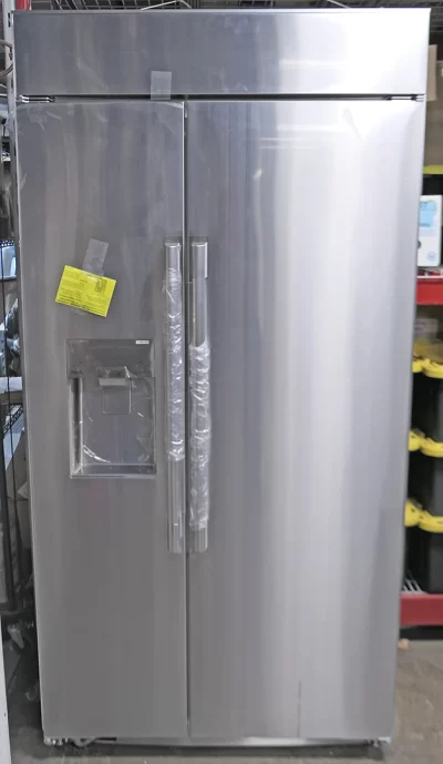 SKS Signature Kitchen Suite SKSSB4202S 42" Built-in Smart Side-by-Side Refrigerator Stainless Steel