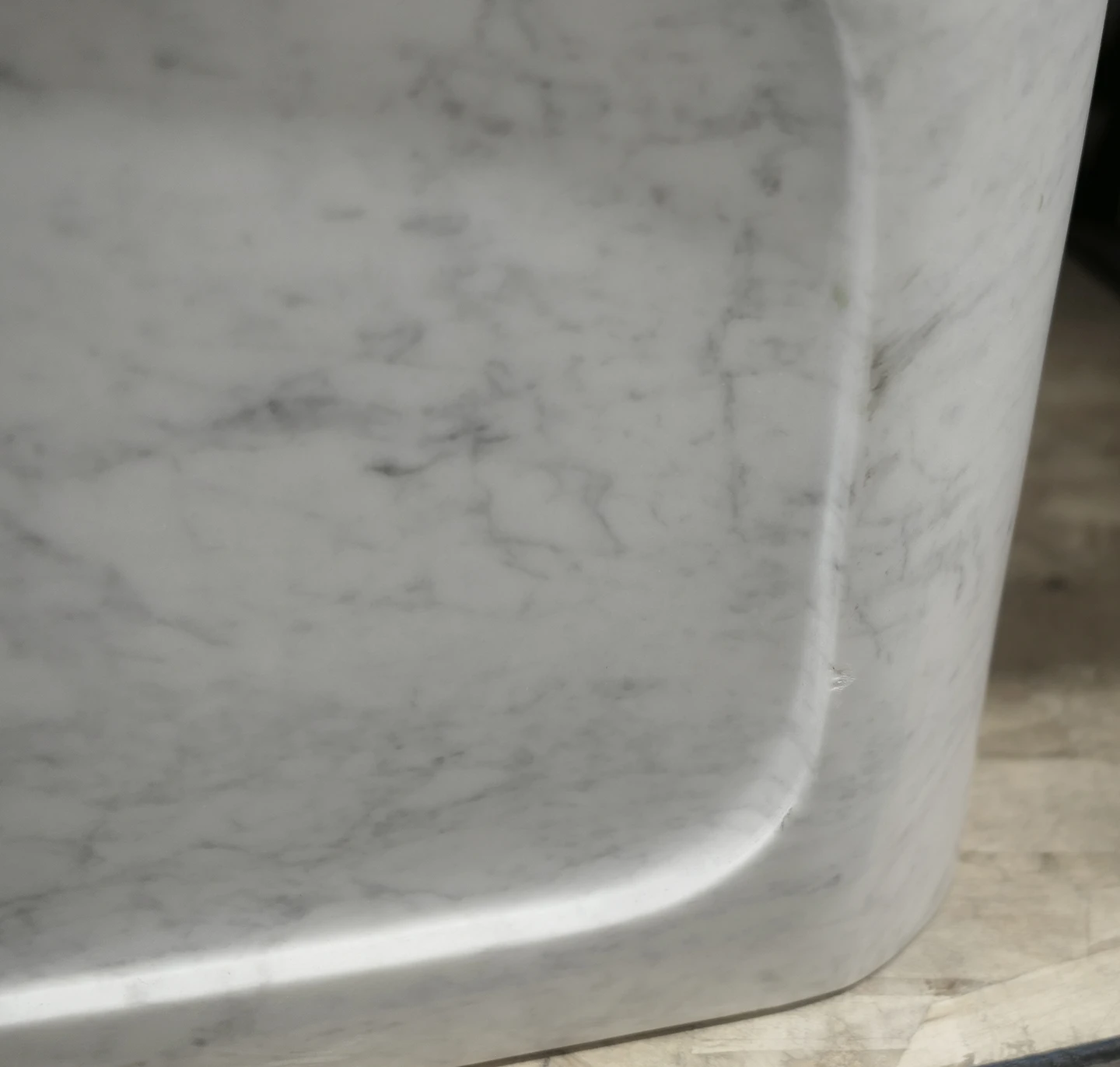 Stone Forest C04-KT CA New Haven Farmhouse Sink Carrara Marble - Image 8