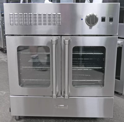 BlueStar BWO30AGSV2 30" Single French Door Gas Wall Oven Stainless Steel