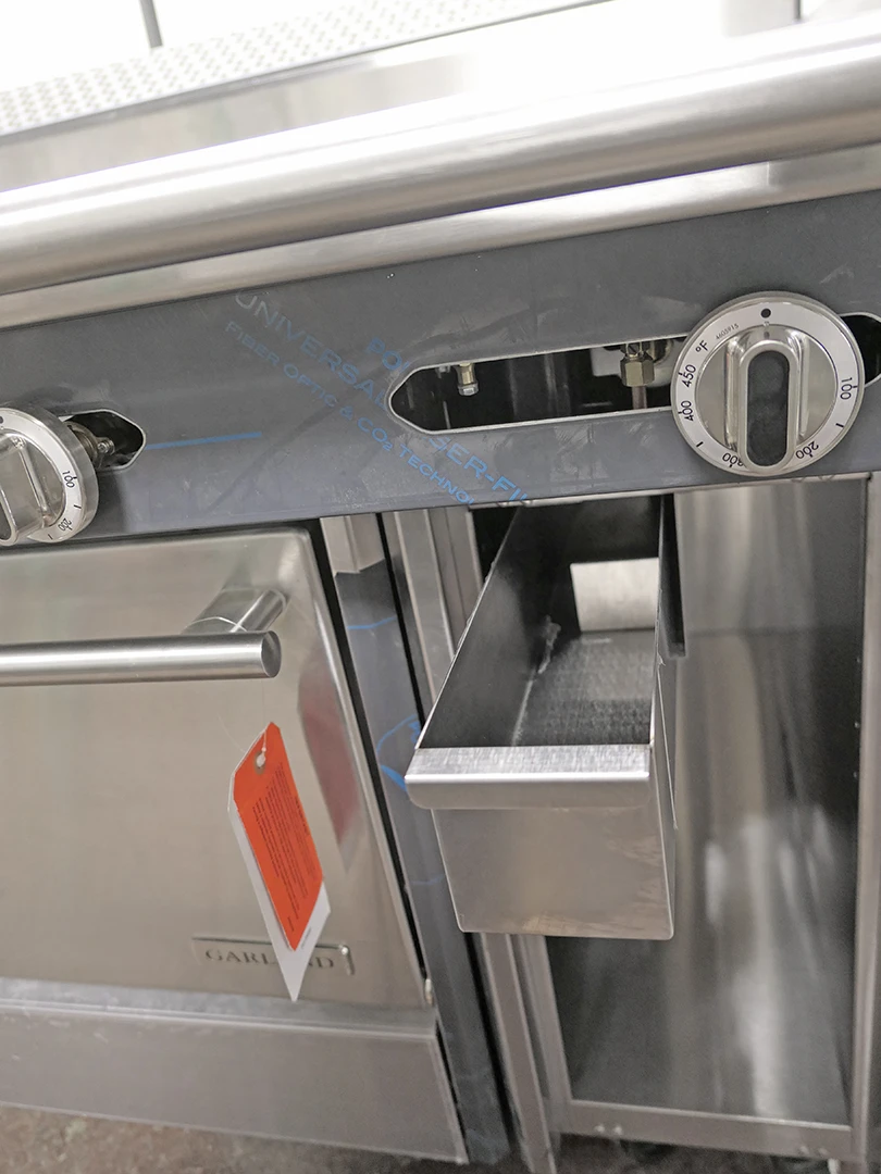 Garland C48-1-1C 48" Gas Range w/ Griddle Convection Oven and Storage Base - Image 6