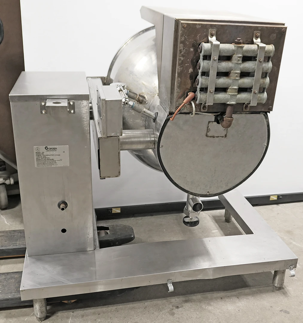 Groen DHT-1/40 gal Steam Kettle - Manual Tilt, 2/3 Jacket, Natural Gas - Image 12