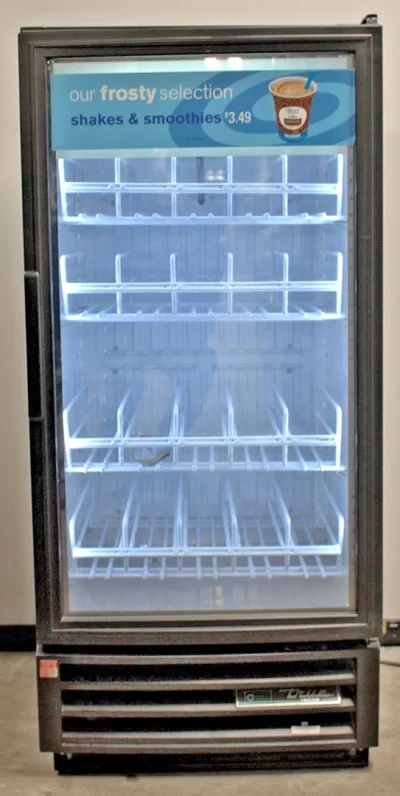 True GDM-10F-HC~TSL01 24 7/8" Black Glass Door Merchandiser Freezer "B"