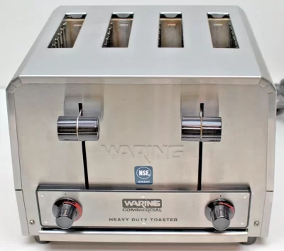 Waring WCT805B Heavy-Duty 4-Slice Commercial Toaster 208V 2700W