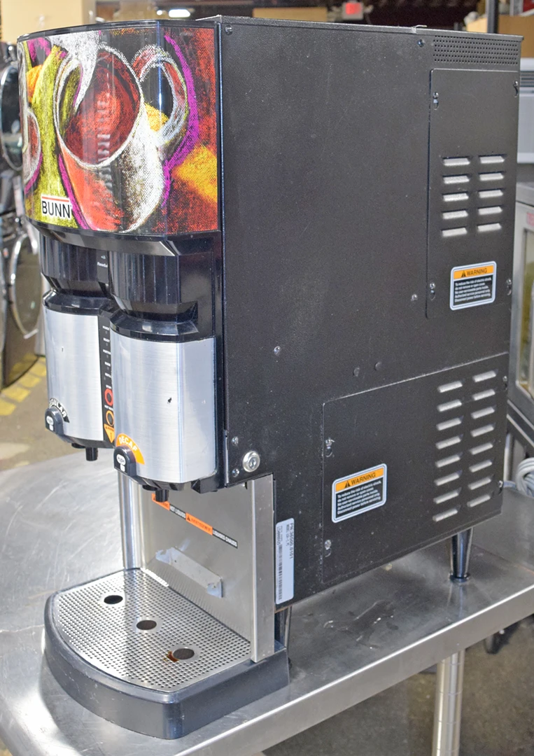Bunn-O-Matic 34400.0001 LCA-2 Liquid Coffee Dispenser, ambient, 2 dispense  heads, Scholle 1910LX connector, bag-in-box capacity (2) 1/2 (1.9 litre)